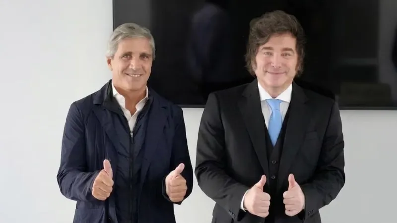 Caputo y Milei.