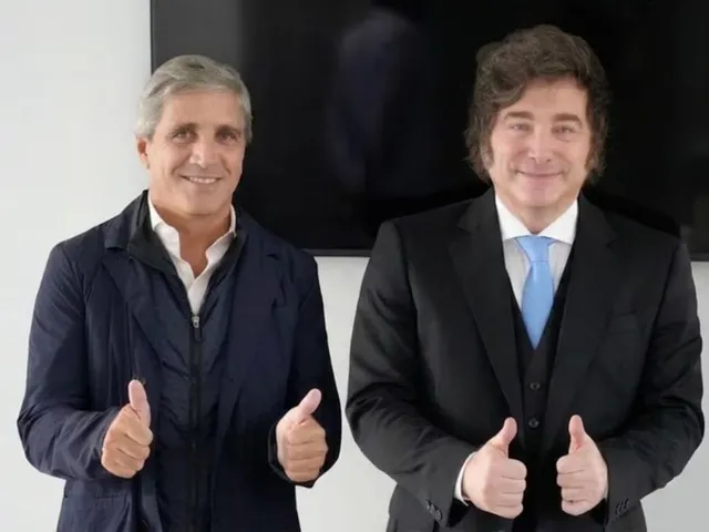 Caputo y Milei.